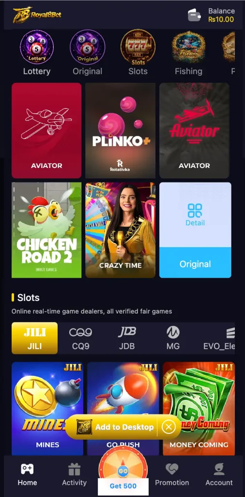 Royal8 Bet Game