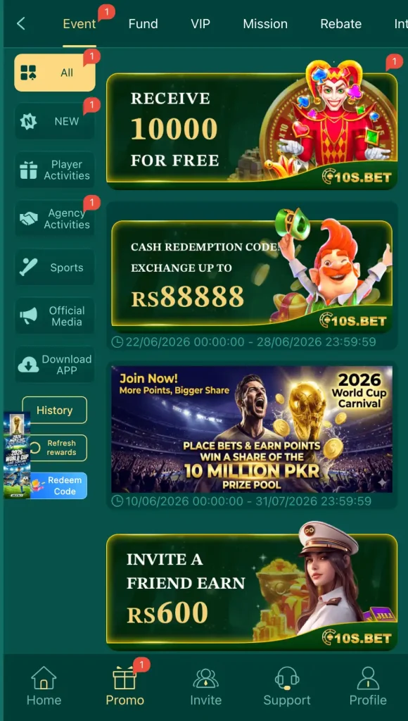 10S Bet Game